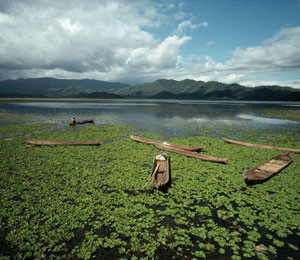 A lake on the island of Sumbawa INDONESIA
